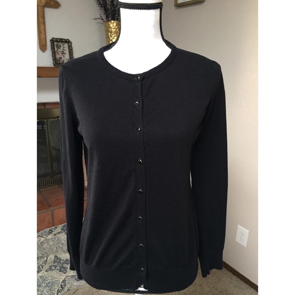 Nautica Black Cardigan Size L